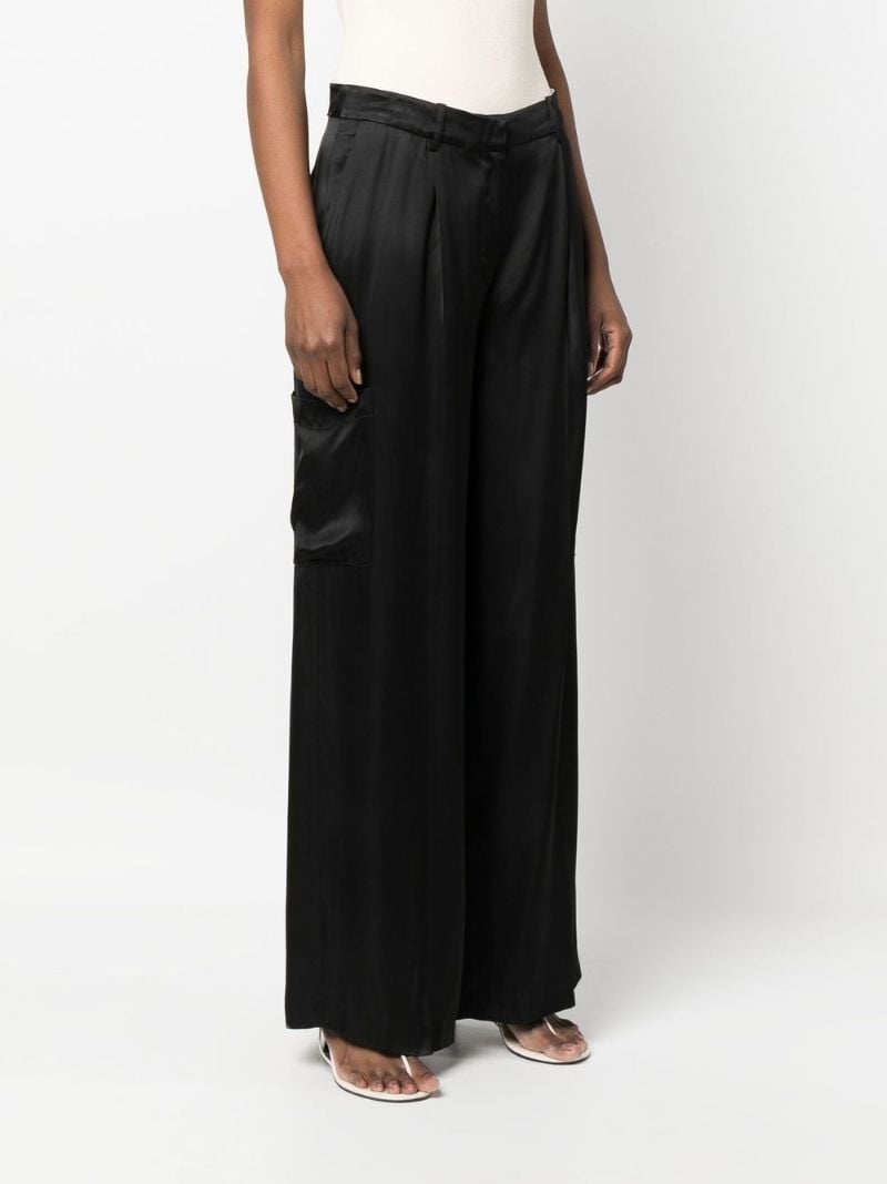 Black Carmel Cargo Trousers
