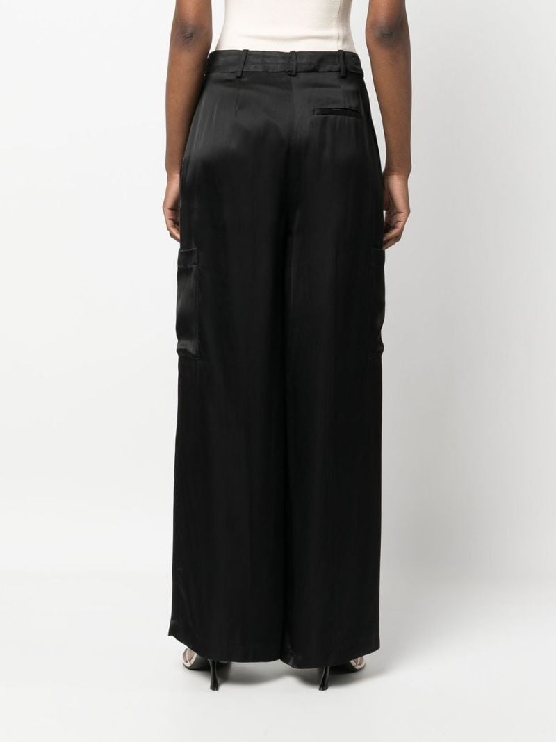 Black Carmel Cargo Trousers