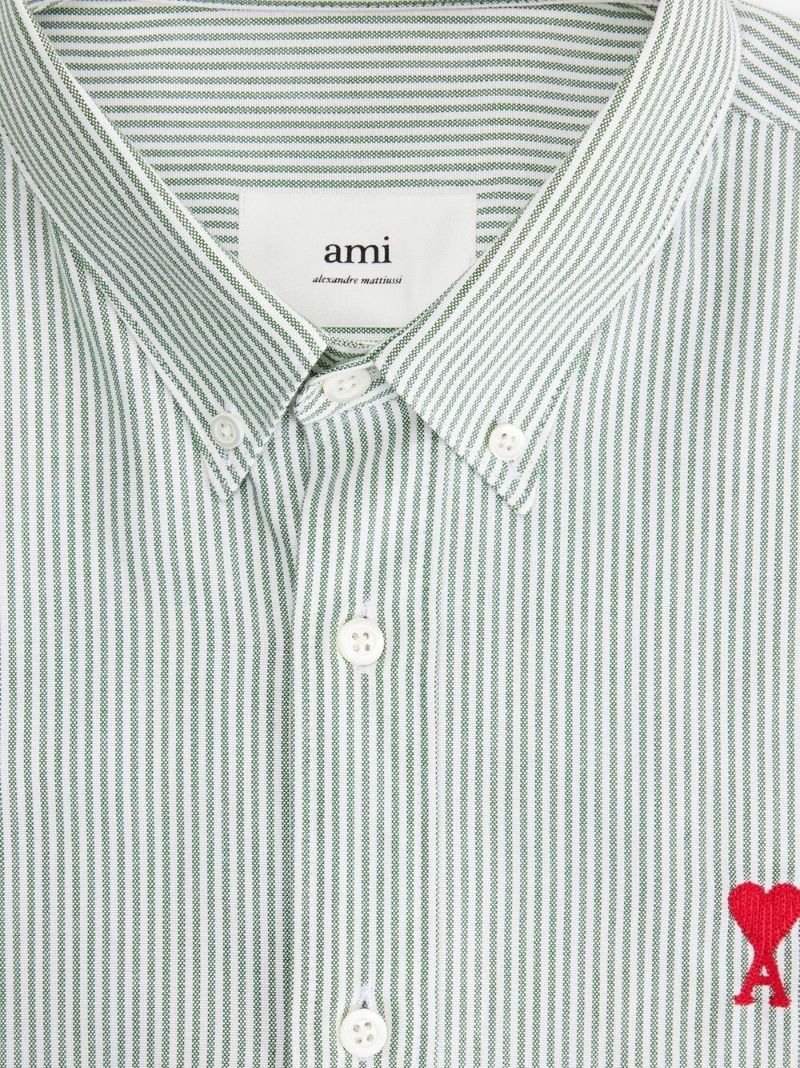 Green Ami De CÃ_x0085_â_x0080__x009c_ur Striped Shirt