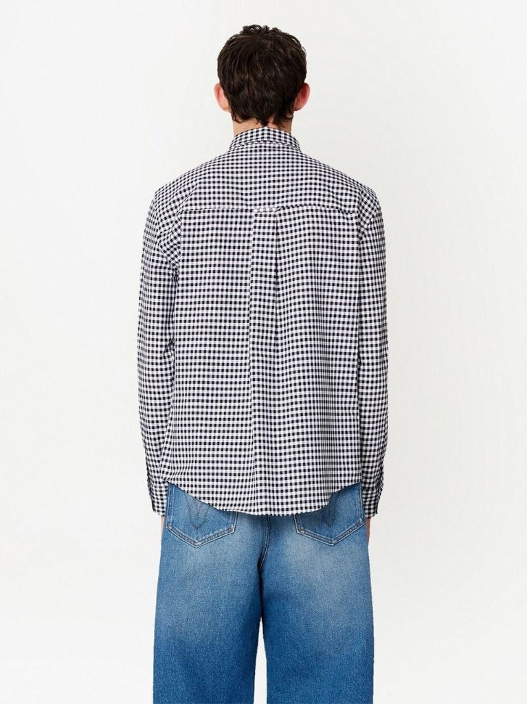 Black and White Ami De Coeur Checked Shirt