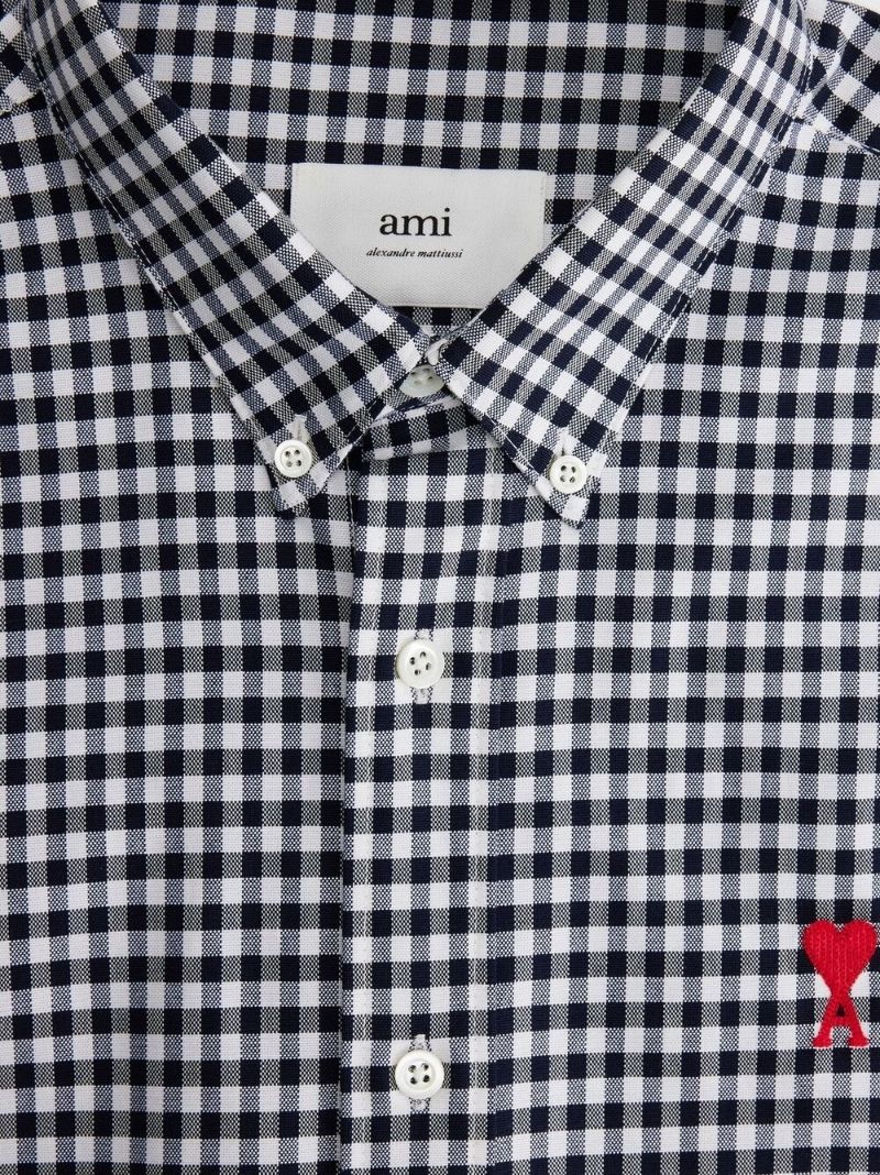 Black and White Ami De Coeur Checked Shirt