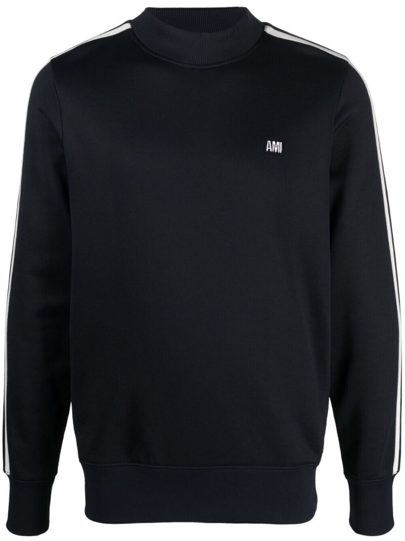 Blue Ami Logo Embroidered Sweatshirt