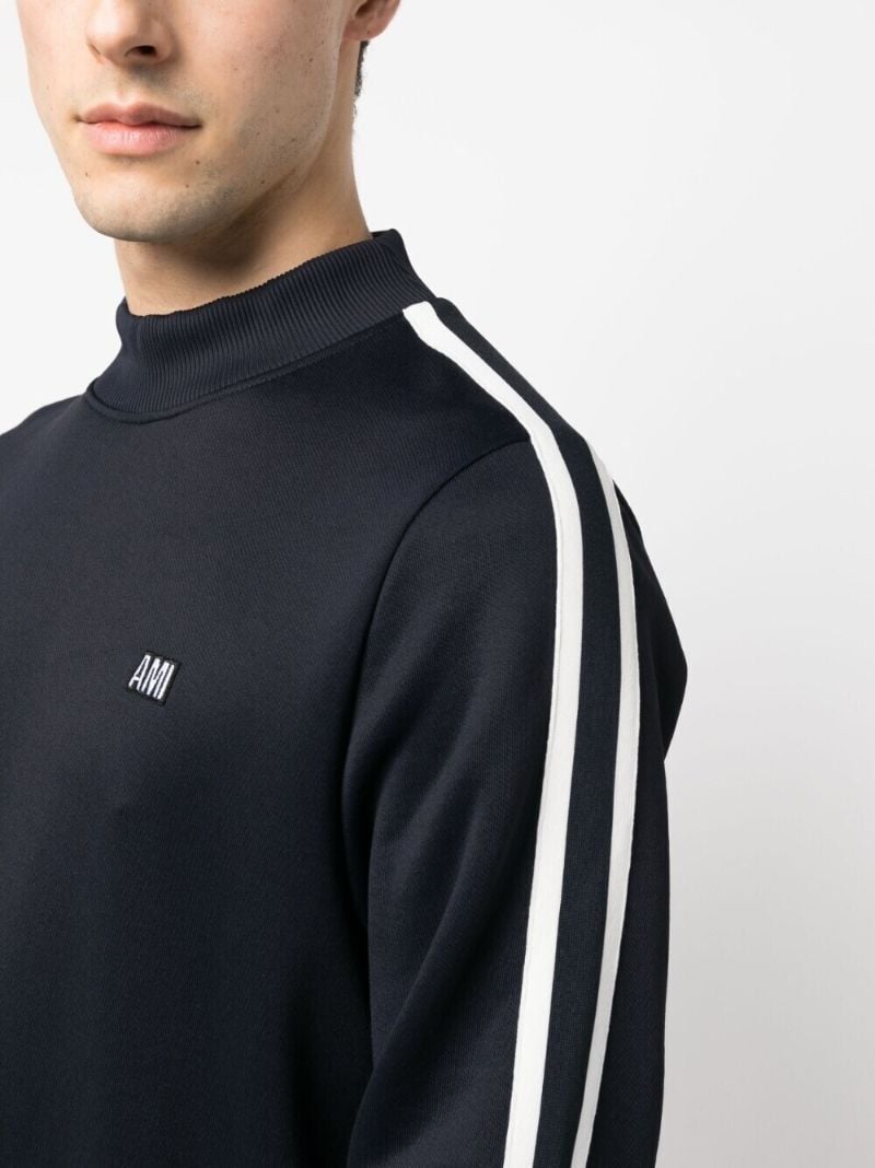 Blue Ami Logo Embroidered Sweatshirt