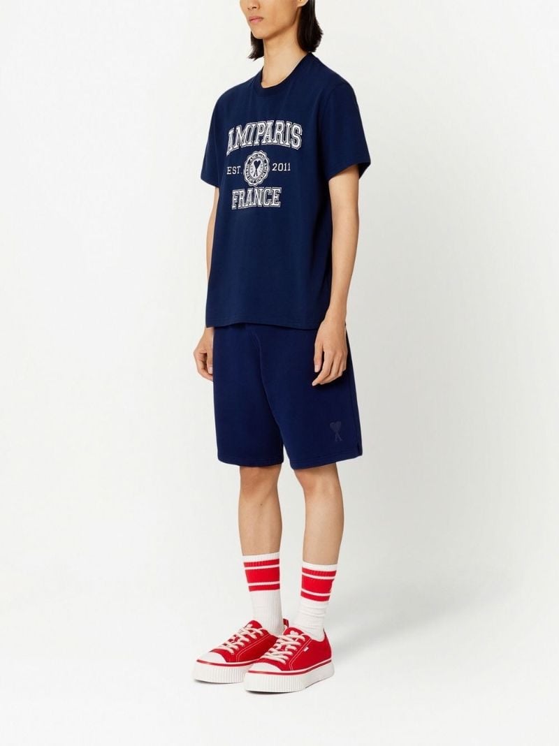 Blue Ami Paris France Cotton T-shirt