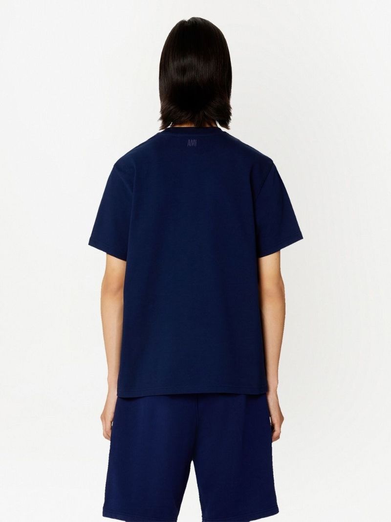 Blue Ami Paris France Cotton T-shirt