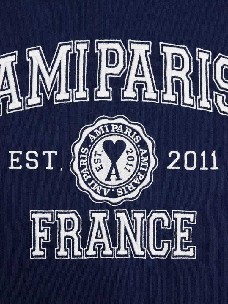 Blue Ami Paris France Cotton T-shirt