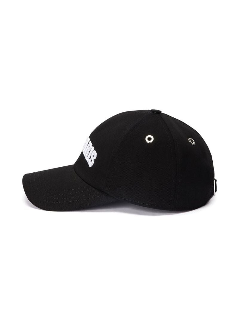 Black Logo Embroidery Baseball Cap