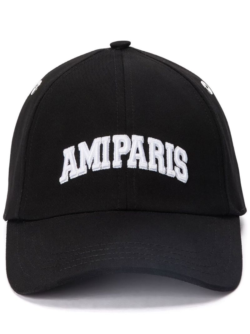 Black Logo Embroidery Baseball Cap