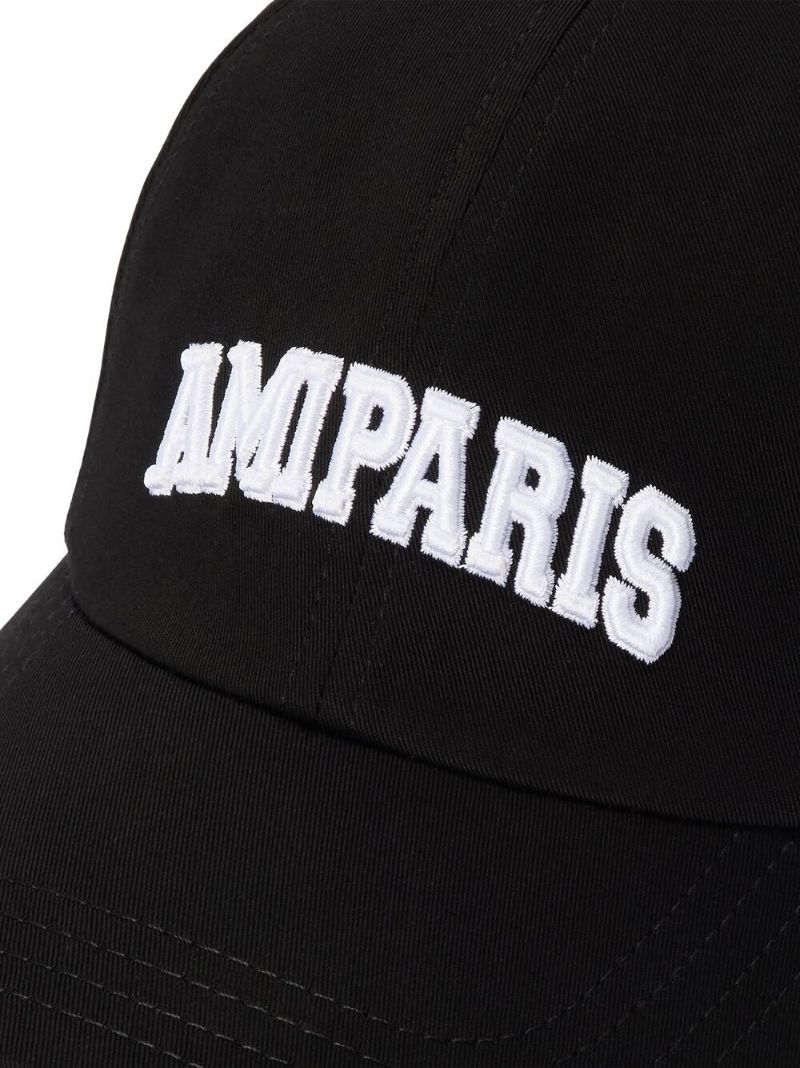 Black Logo Embroidery Baseball Cap