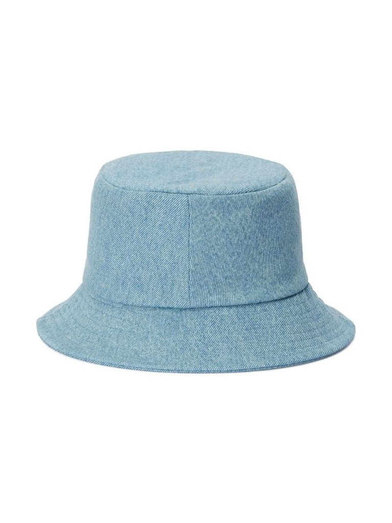 Blue Logo Plaque Denim Bucket Hat