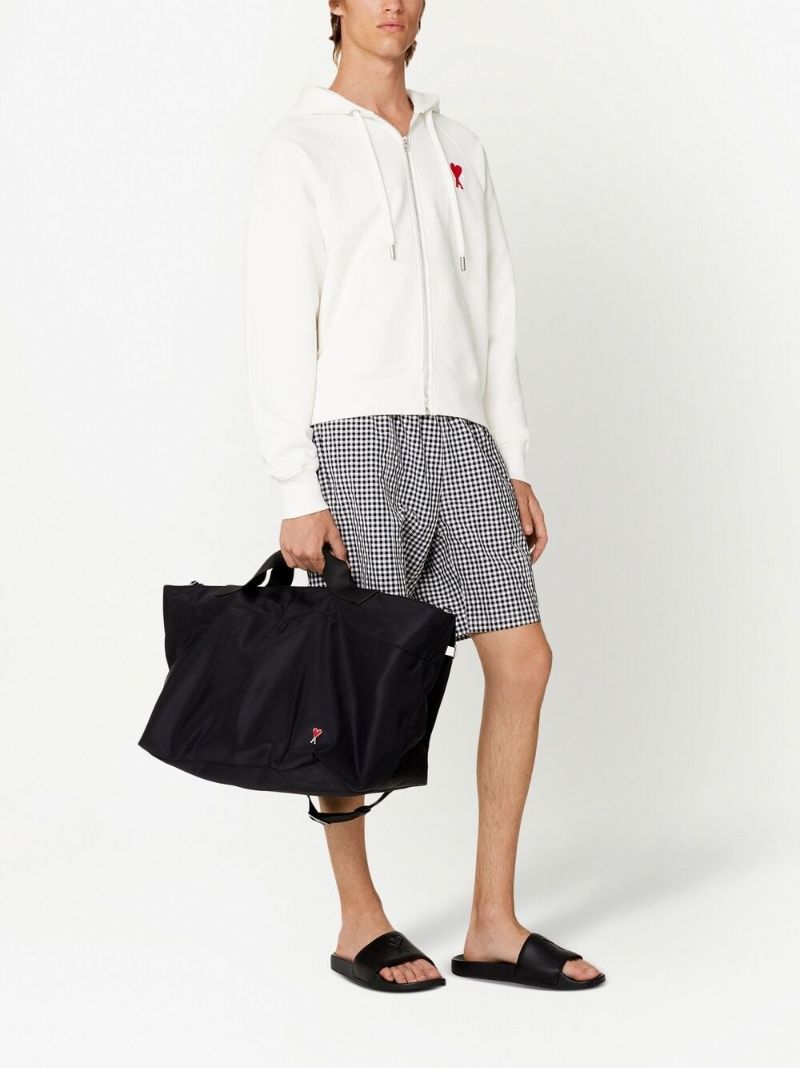 Black Ami De Coeur Monogram Tote Bag