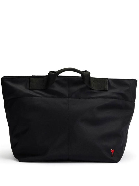 Black Ami De Coeur Monogram Tote Bag