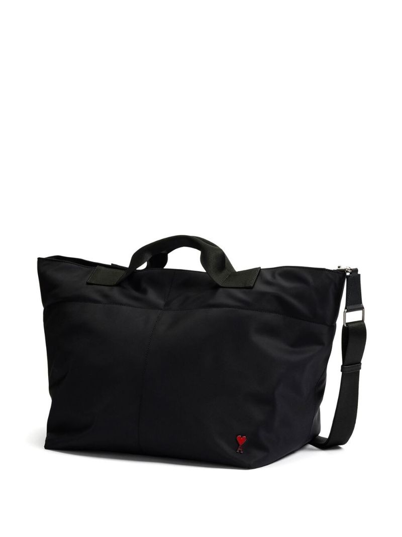 Black Ami De Coeur Monogram Tote Bag