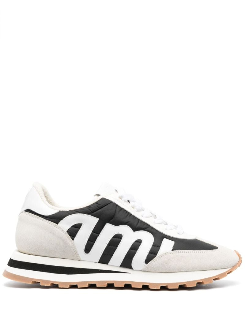 Black Ami Rush Logo Patch Sneakers