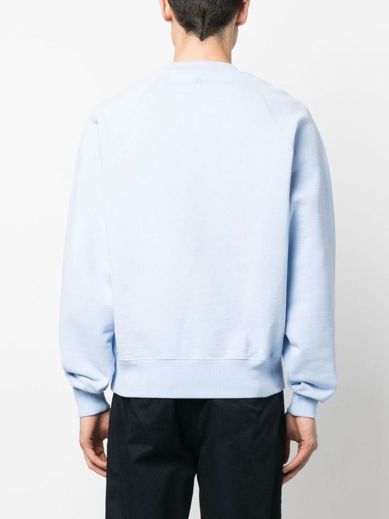 Blue Logo-embroidered Sweatshirt