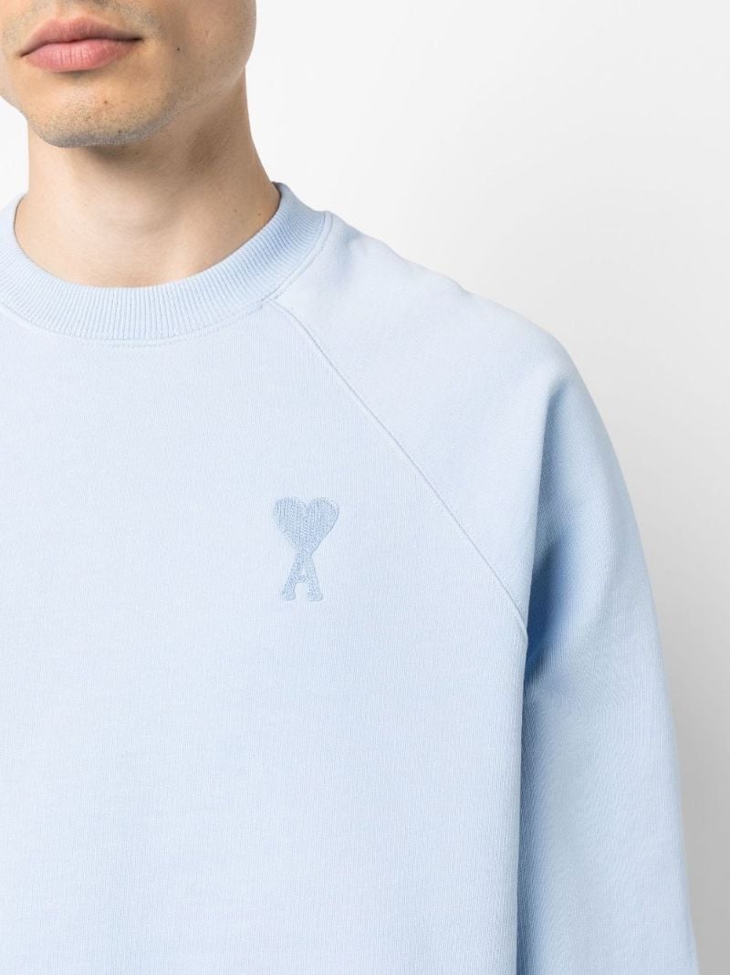 Blue Logo-embroidered Sweatshirt