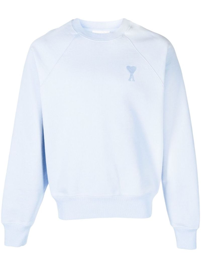 Blue Logo-embroidered Sweatshirt