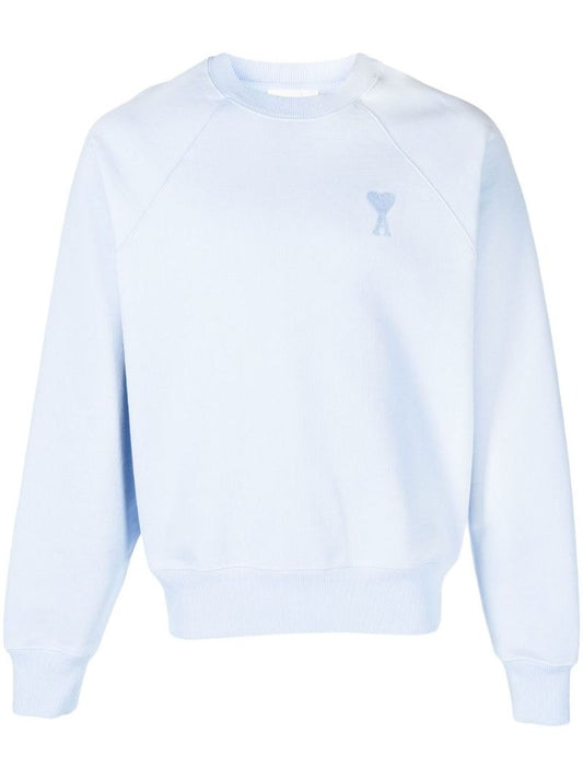 Blue Logo-embroidered Sweatshirt
