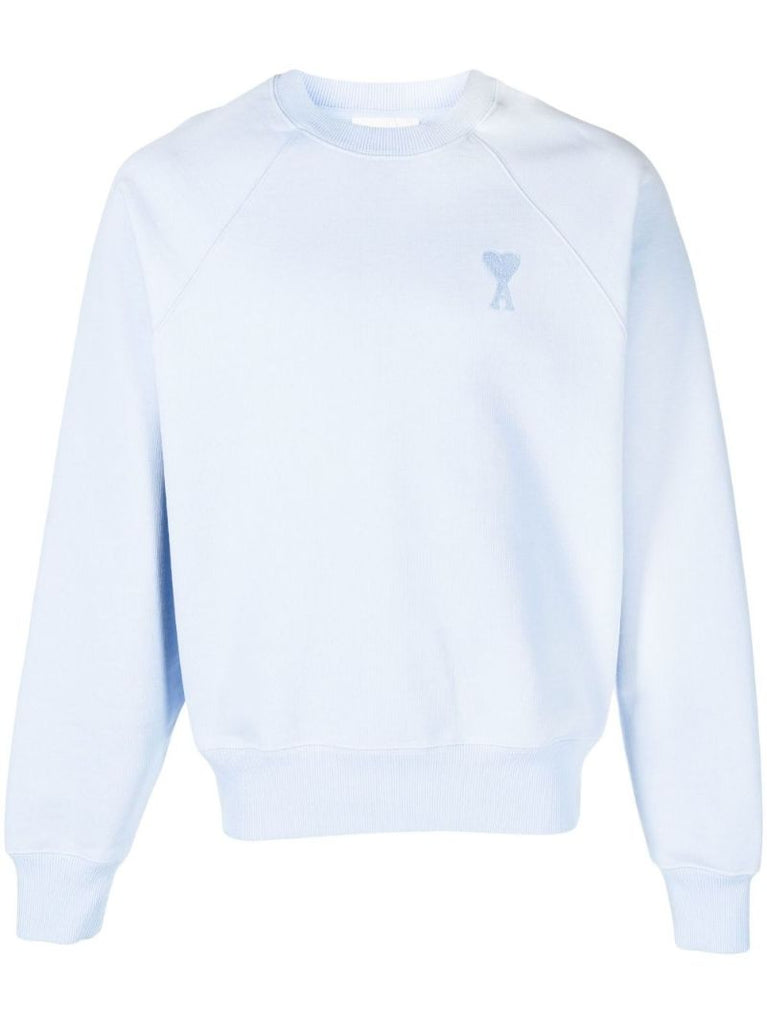 Blue Logo-embroidered Sweatshirt