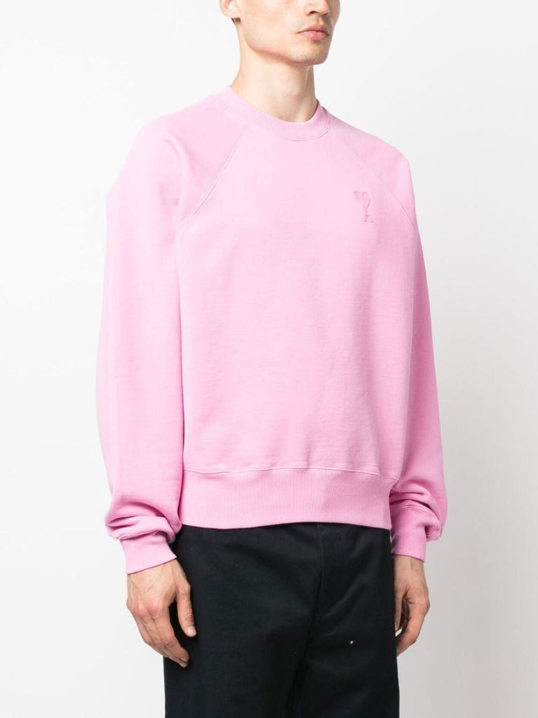 Pink Logo-embroidered Sweatshirt
