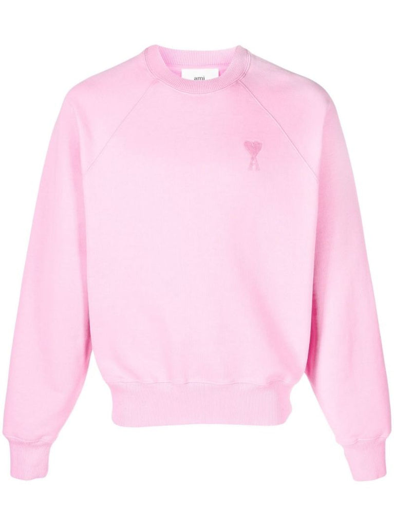 Pink Logo-embroidered Sweatshirt