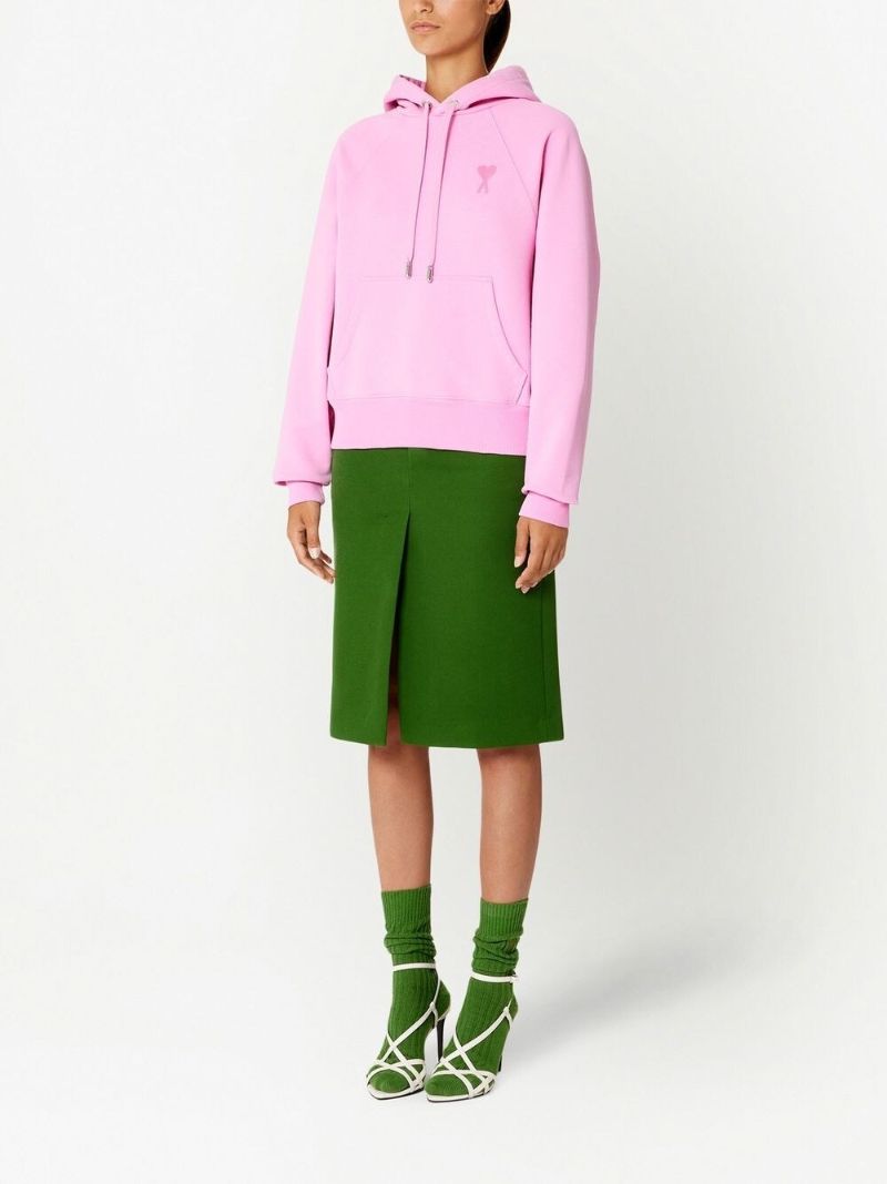 Pink Ami De Coeur Cotton Hoodie