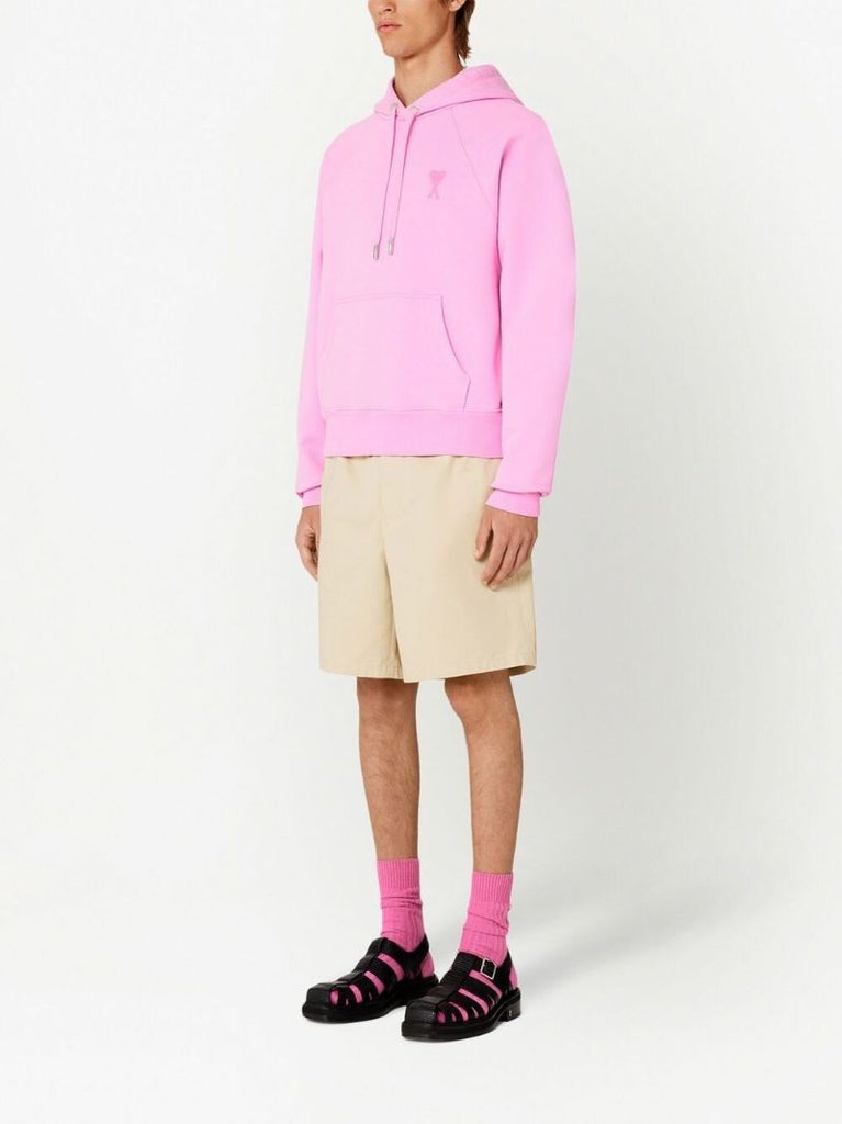 Pink Ami De Coeur Cotton Hoodie