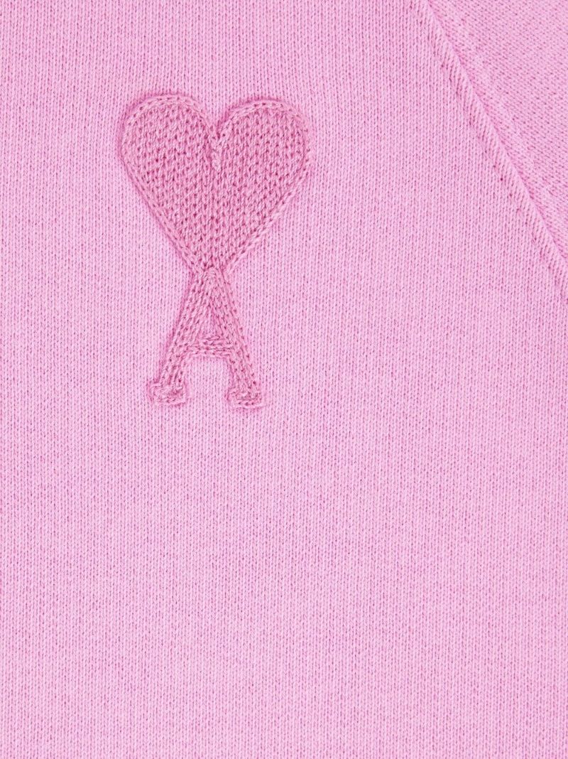 Pink Ami De Coeur Cotton Hoodie