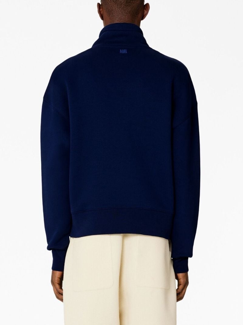 Blue Ami De Coeur Drawstring Sweatshirt