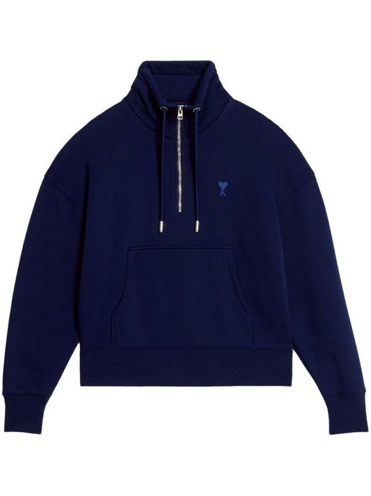 Blue Ami De Coeur Drawstring Sweatshirt