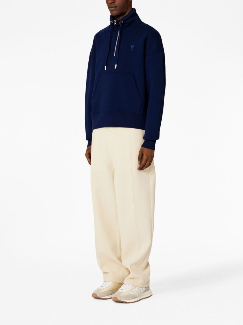 Blue Ami De Coeur Drawstring Sweatshirt