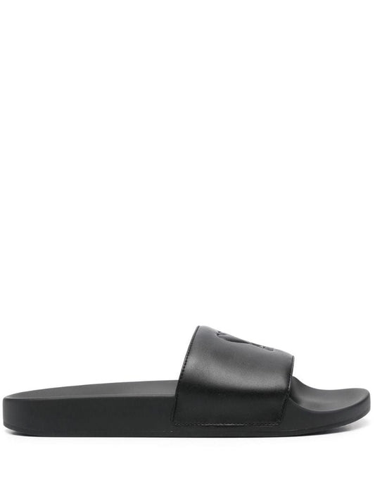 Black Ami De Coeur Slides