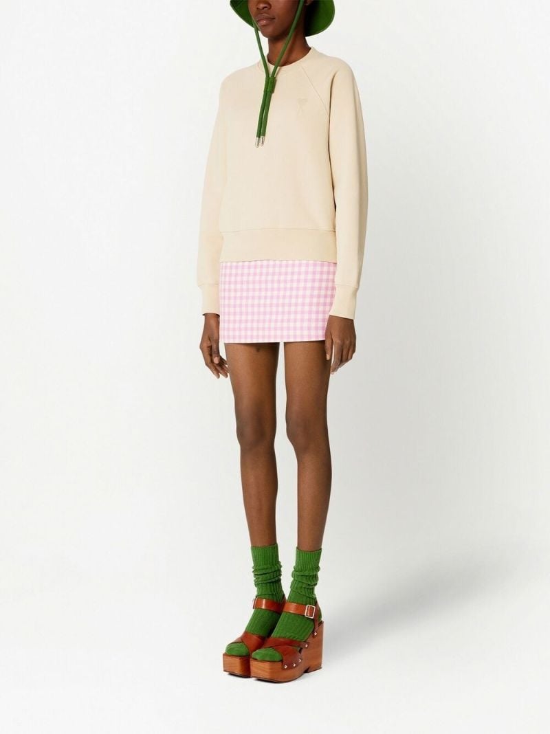 Neutral Ami De Coeur Organic Cotton Sweatshirt