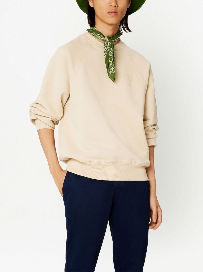 Neutral Ami De Coeur Organic Cotton Sweatshirt