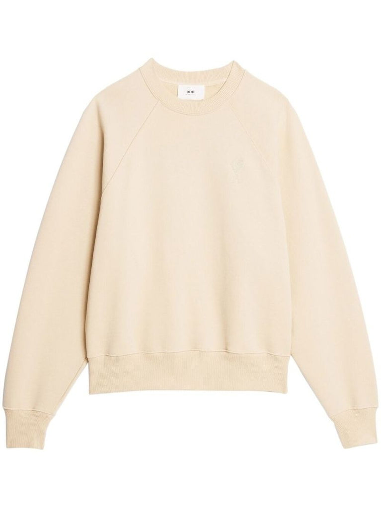 Neutral Ami De Coeur Organic Cotton Sweatshirt
