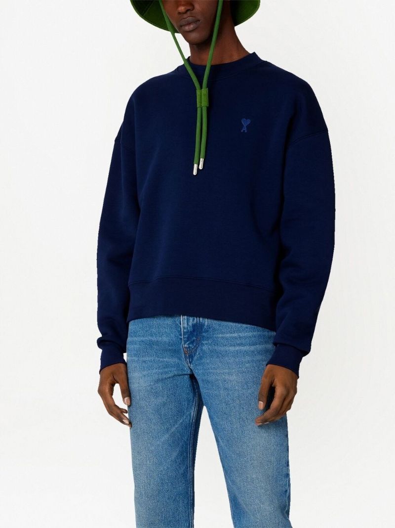 Navy Ami De CÃ_x0085_â_x0080__x009c_ur Sweatshirt