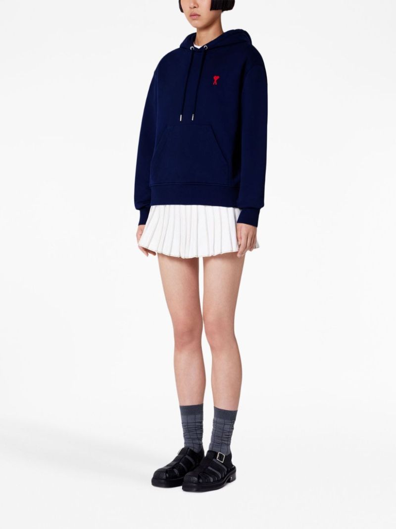 Blue Ami De Coeur Cotton Hoodie