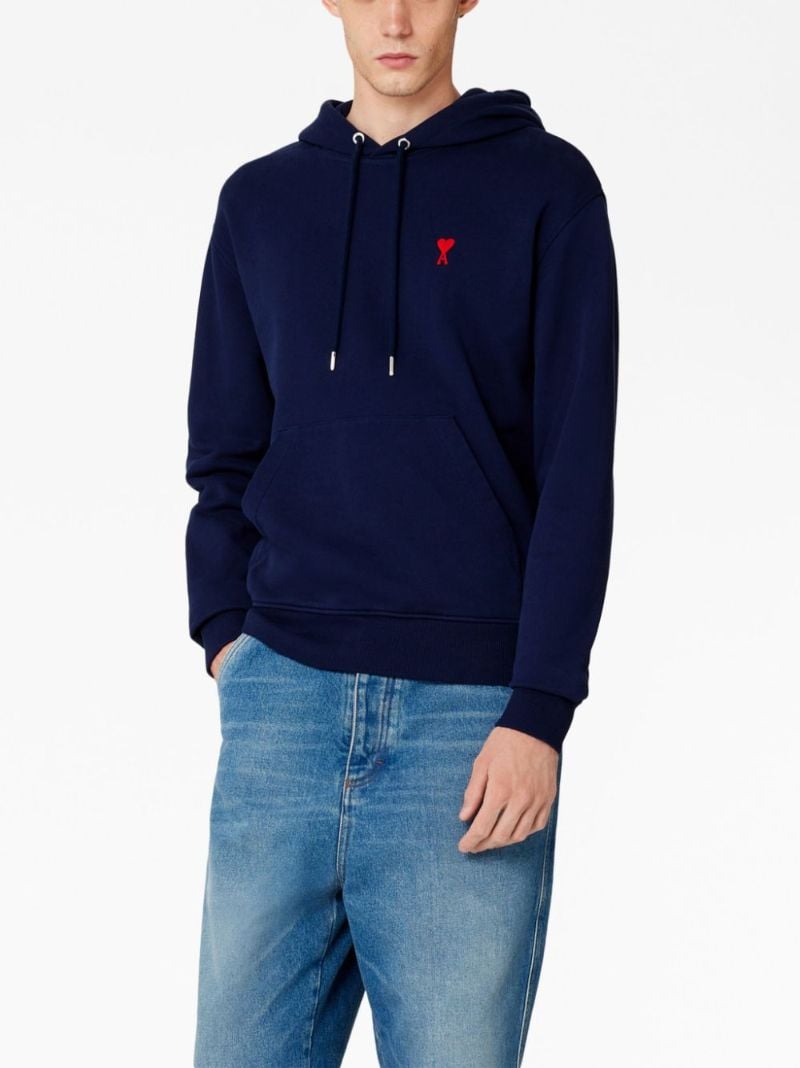 Blue Ami De Coeur Cotton Hoodie