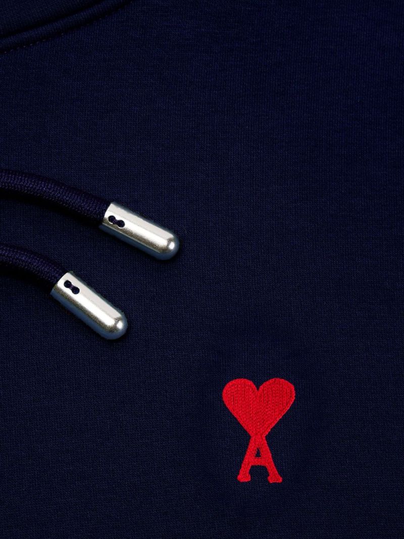 Blue Ami De Coeur Cotton Hoodie