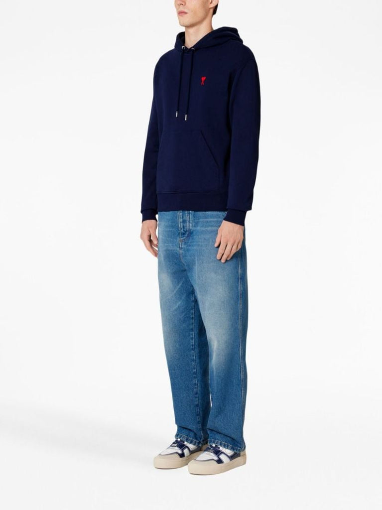 Blue Ami De Coeur Cotton Hoodie