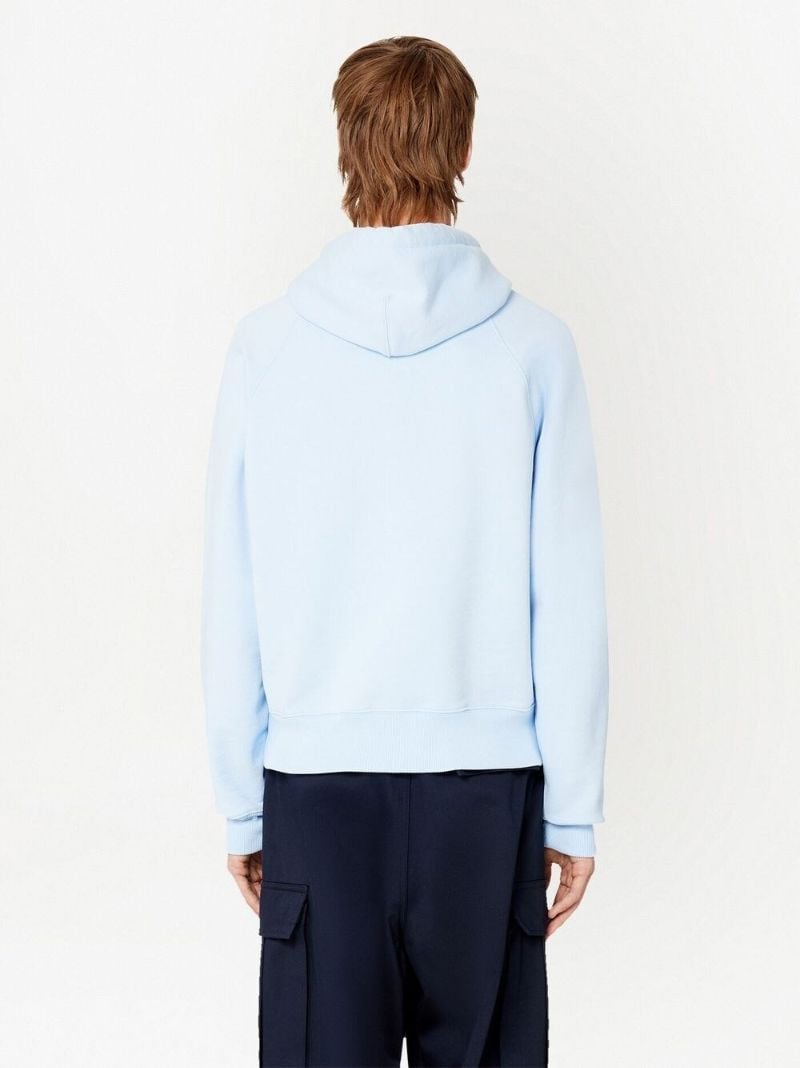 Blue Ami De Coeur Drawstring Hoodie