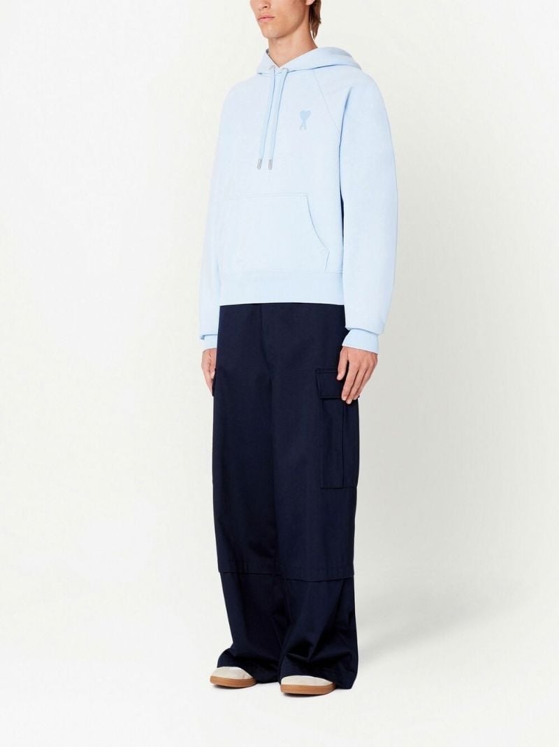 Blue Ami De Coeur Drawstring Hoodie