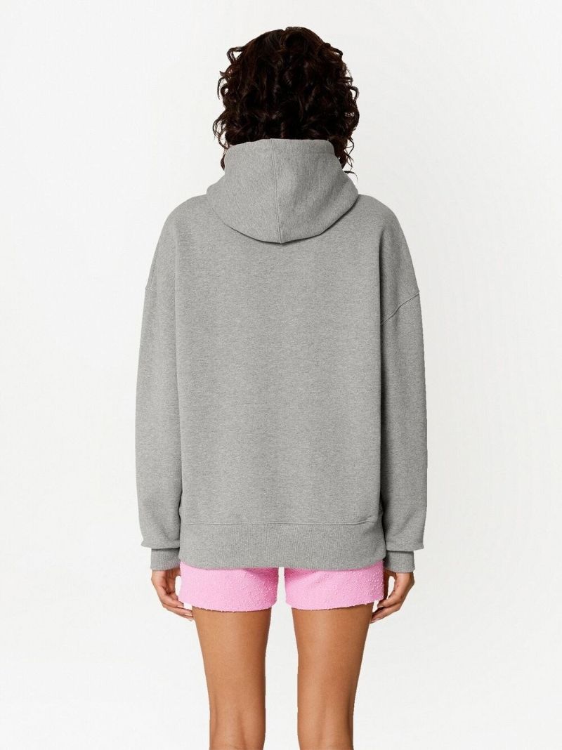 Grey Coeur SacrÃ_x0083_Â© Organic-cotton Hoodie