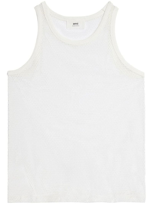 White Sleeveless Top