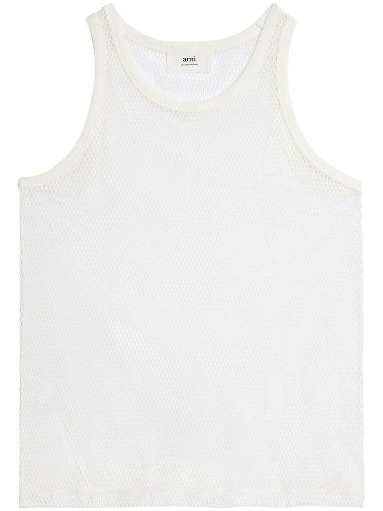 White Sleeveless Top