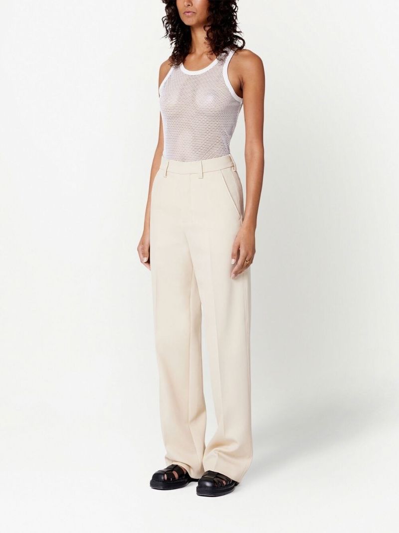 White Sleeveless Top