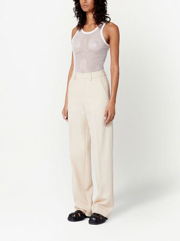 White Sleeveless Top