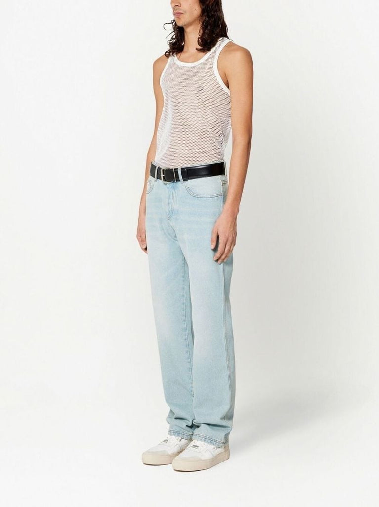 White Sleeveless Top