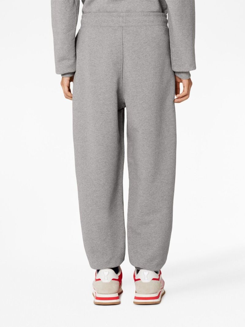 Grey Ami De Coeur Organic-cotton Track Pants