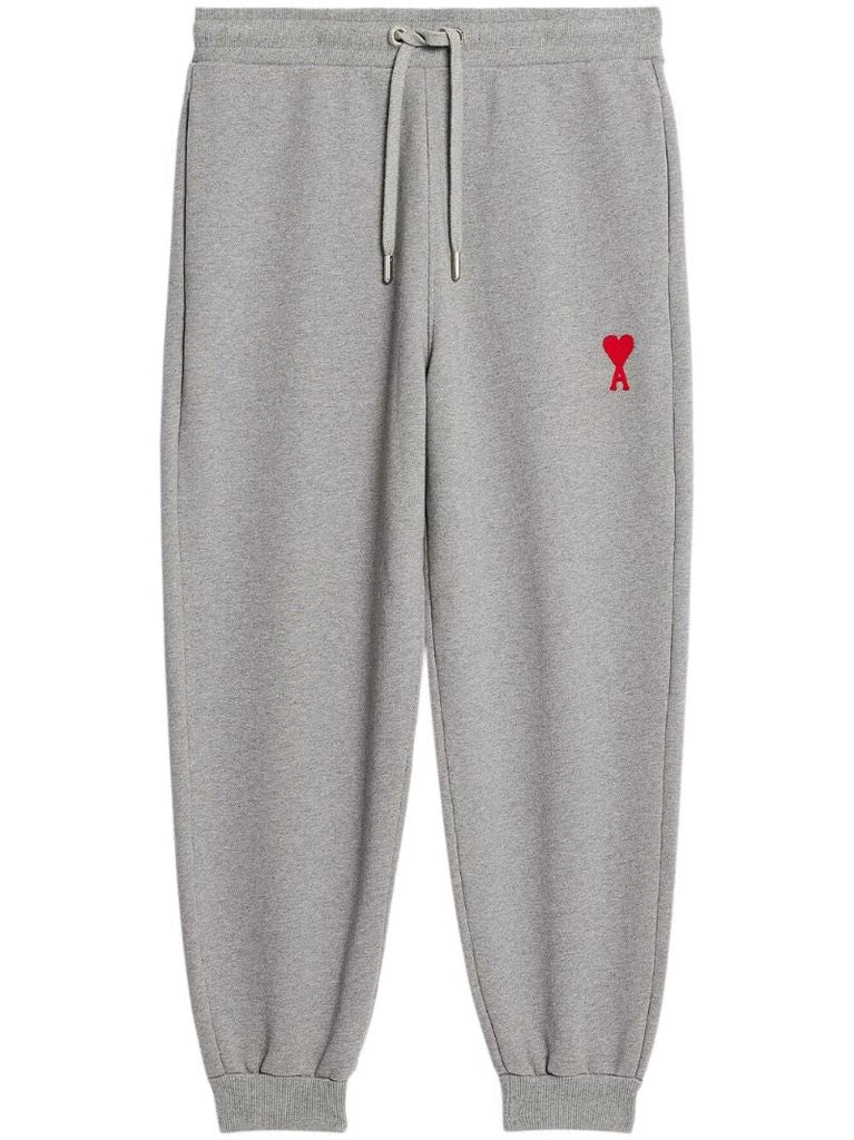 Grey Ami De Coeur Organic-cotton Track Pants